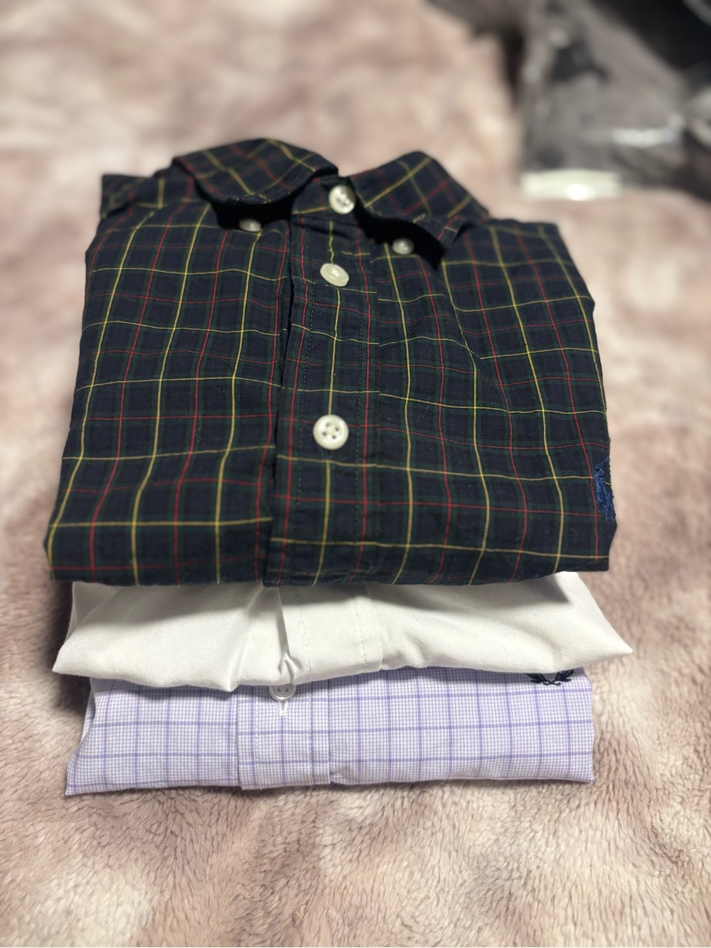 Ralph Lauren Boys 14-16 Size 16 Button Down Shirt 3 Piece Bundle
(1281)